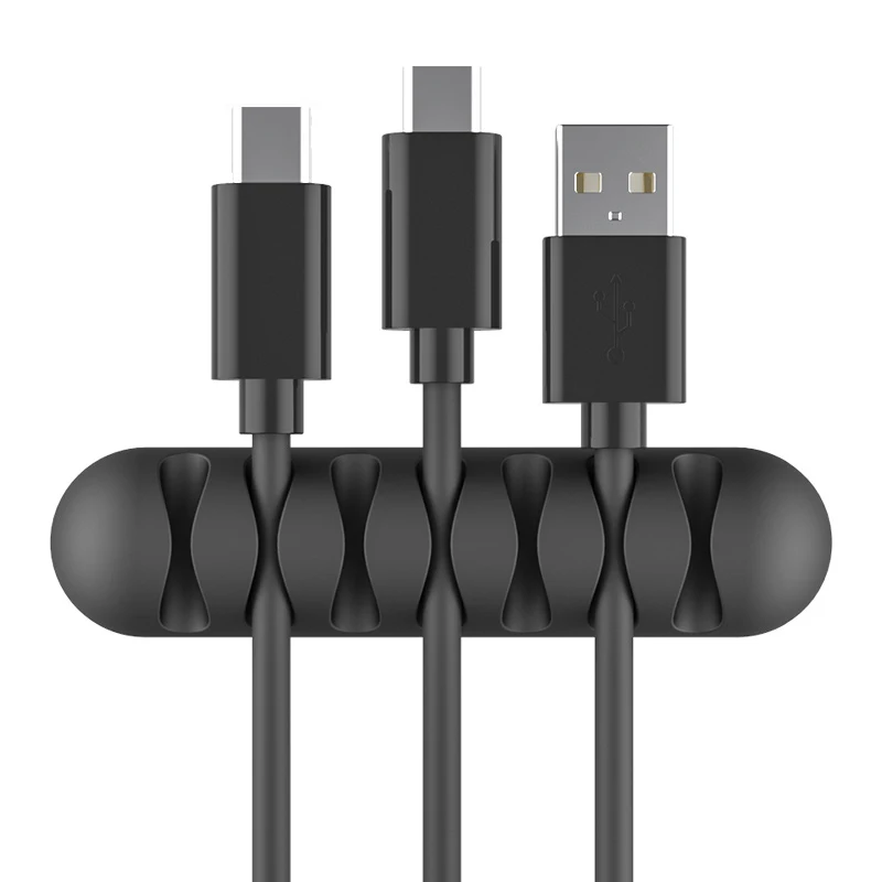 Силиконовые USB устройство для сматывания шнура питания гибкий кабель с ПВХ