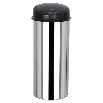 

50L Touchless Stainless-steel trash Can Kitchen Induction Motion Sensor Waste Garbage Bin Anti-fingerprint Office Furniture