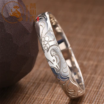

Bracelets For Women 990 Full Bracelet Women's National Ethnicity Yunnan Hand Opening Bracelet To Send