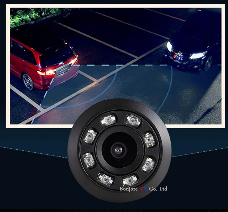 Koorinwoo Беспроводная динамическая траектория AHD Автомобильная камера заднего вида, парковочный комплект заднего вида, монитор заднего вида, камера ночного видения