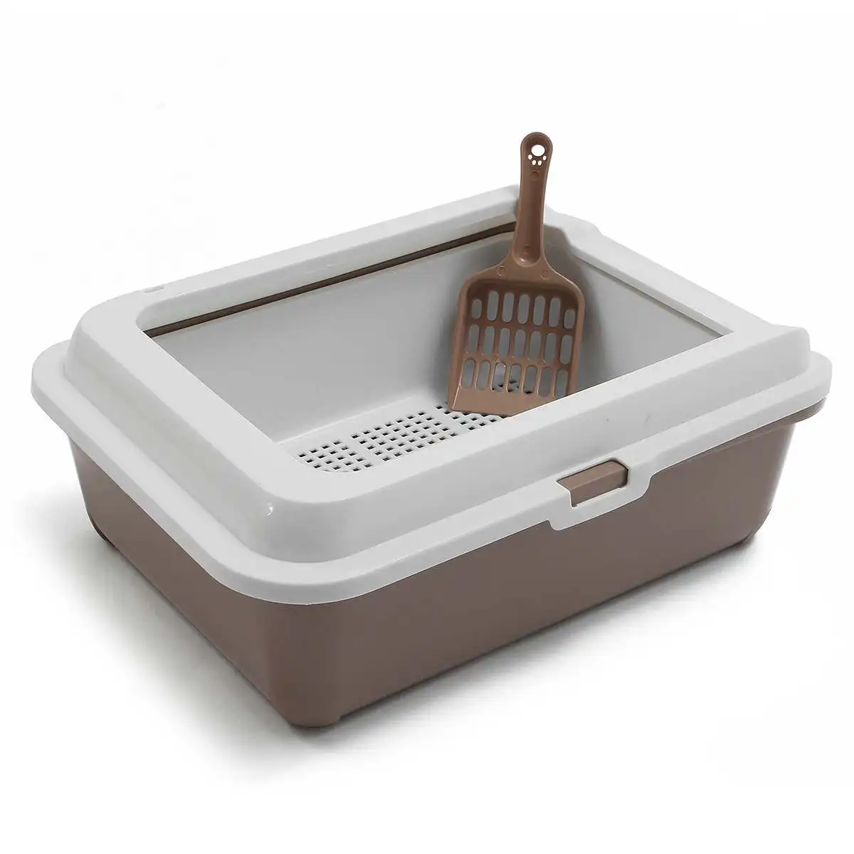 Cat Litter Box Cat Toilet Pine Litter Bedpans Semi-Closed Anti-splashing Cat Pot Crystal Sand/bentonite/tofu available Cat Litter Box Cat Toilet Pine Litter Bedpans Semi-Closed Anti-splashing Cat Pot Crystal Sand/bentonite/tofu available