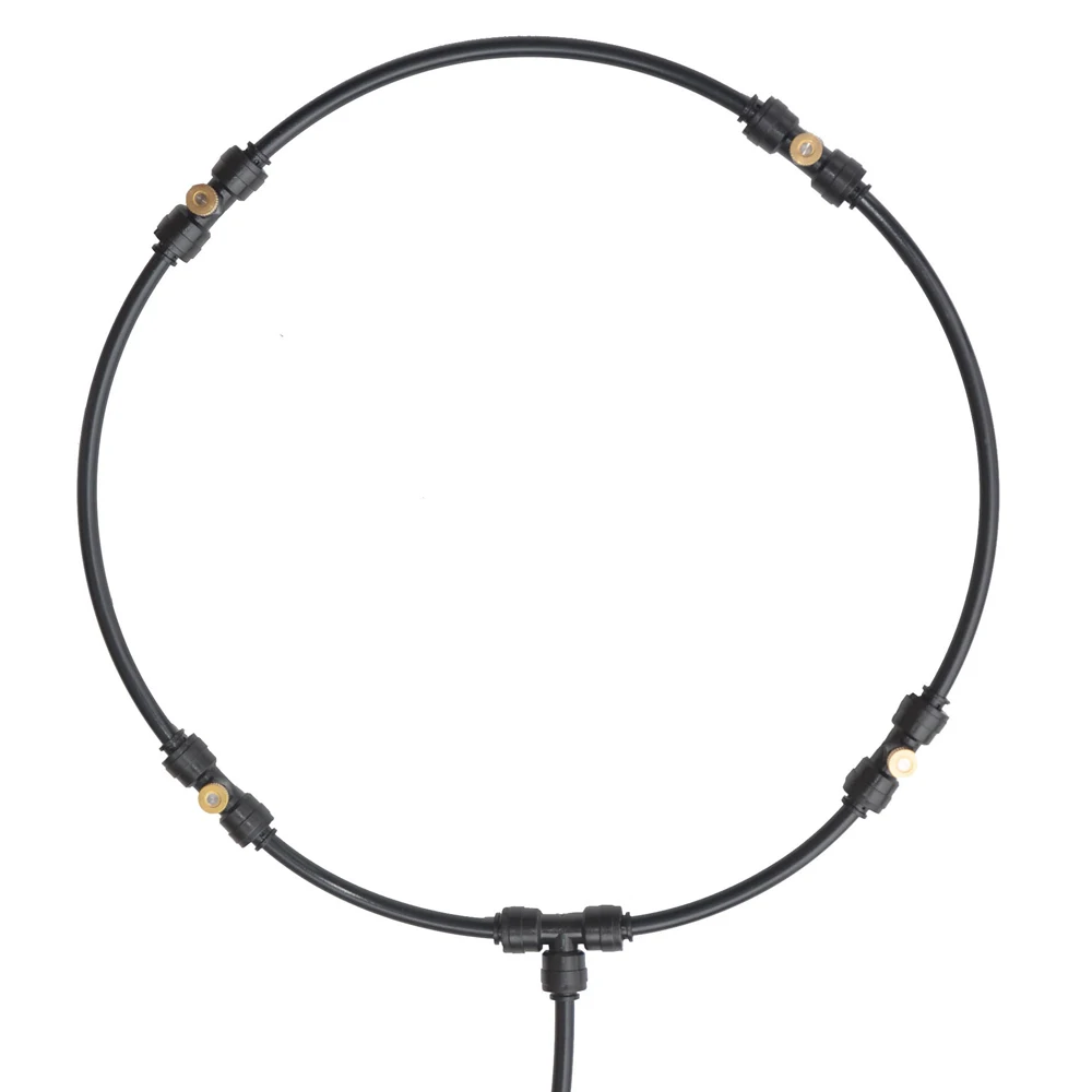 

8M Hose 14 Nozzles Outdoor Misting System Water Spray Kits Mist Cooling System Mist Water Foggers Atomizer For Greenhouse Garden