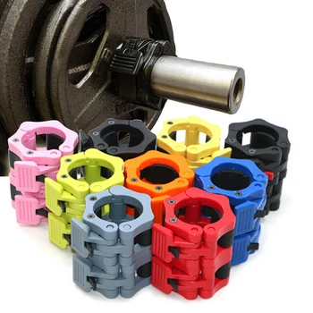 

1 Pair Olympic 2" Spinlock Collars Barbell Collar Lock Dumbell Clips Clamp Weight lifting Bar Gym Dumbbell Fitness Body Building
