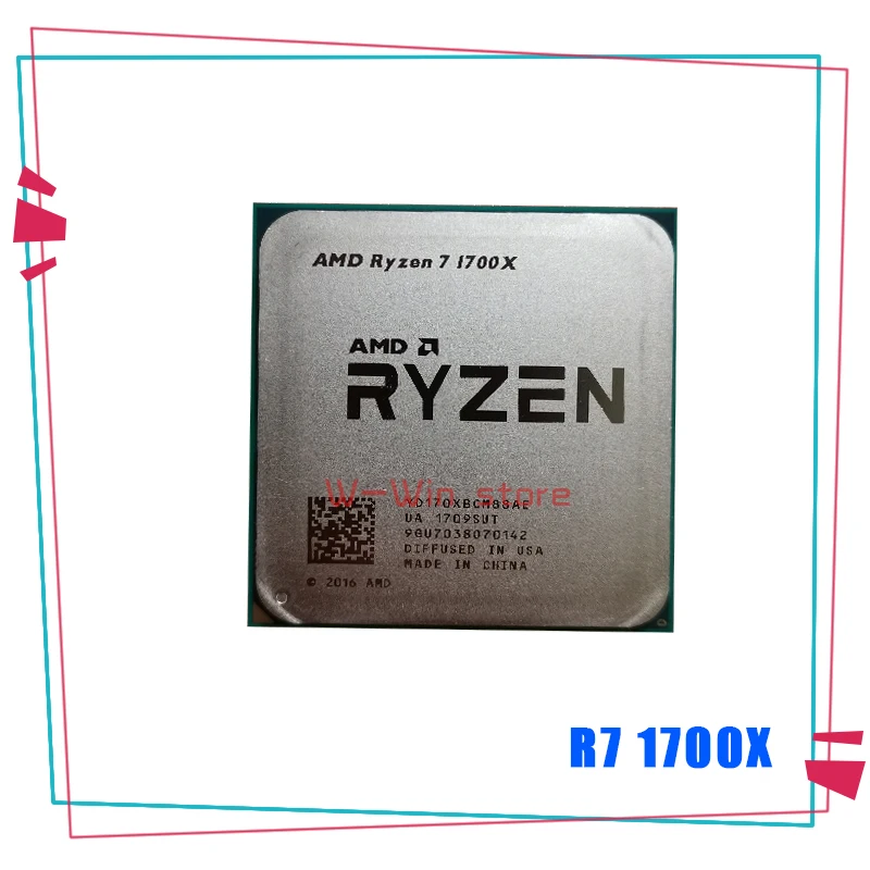 AMD Ryzen 7 1700X R7 1700X R7 PRO 1700X 3.4 GHz Eight-Core CPU ...