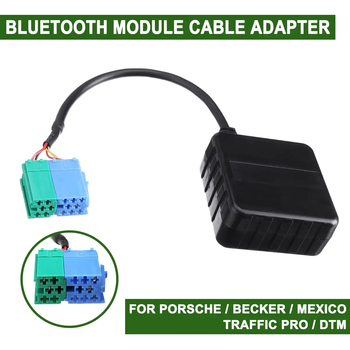 USB mp3 Bluetooth Becker Traffic Pro DTM Aux Adapter Speakerphone