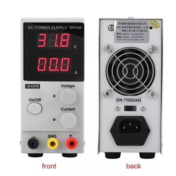 

Hot LONG WEI LW-K3010D Switching Regulated Power Supply 110V/220V 30V 10A Adjustable LED Digital Display DC Power Supply