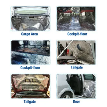 

Universal Deadening Mat Waterproof Parts Accessories 394mil Sound Insulation