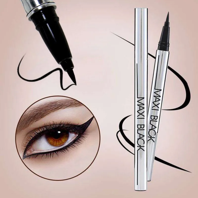 

Beauty Black Waterproof Liquid Eyeliner Pen Eye Liner Pencil Makeup Non Blooming Cosmetics Maquiagem Eyeliner