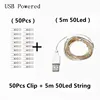 USB 5m 50Led