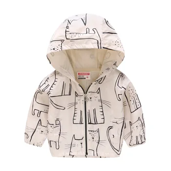 

Spring Boys & Girls Clothing Toddler Jackets Hooded Kids Coats Jacket for Baby Boy Tops Fall Infant Girl Clothes Windbreak Coat