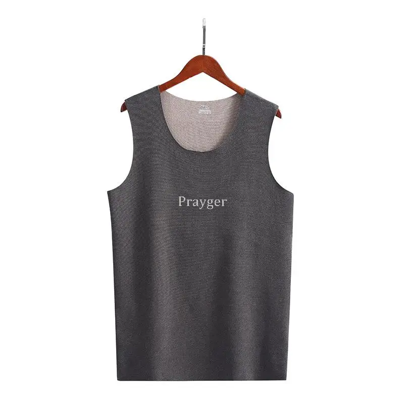 Thermal Underwear Warm Body Tank Tops Couple Vest  Big Large Waist L-4XL Autumn Winter Women Man Slim Clothes