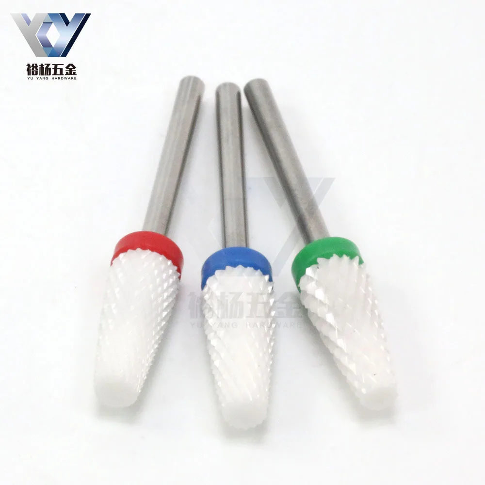 

Ceramic Grinding Head Manicure Only Nail Drill Knife Dental Rotary Burrs Polishing Electric Tool Part 2. 35mm Bar