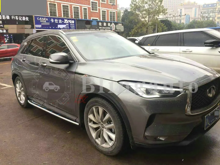 Боковой Шаг подходит для I nfitini QX50 2 шт. Левая Правая Беговая доска боковые шаги nerf бар автомобиля педаль боковые лестницы