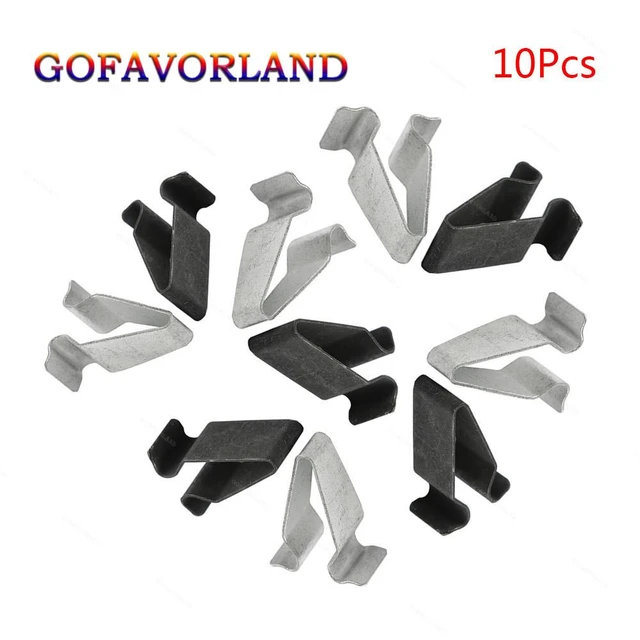 10Pcs 20Pcs Innen Boot Tür Dach Clamp Metall Platte Klammern Buchse  Retainer Clip 4A0867276B Für Audi Für VW für Skoda Sitz