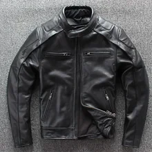 Новая зимняя мотоциклетная куртка, теплая зимняя мужская кожаная куртка corium moto racing, съемный жилет, подкладка+ защитное оборудование