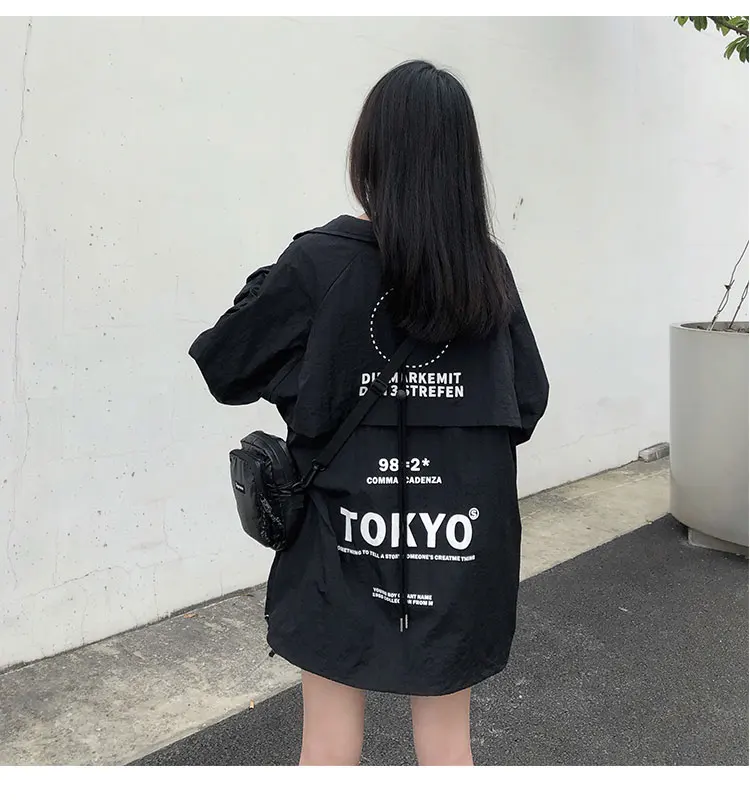 Цена не низкая 39 фото фотосессия Корейская серия Ulzzang Cool Girly серия Apathy темный дизайн пальто с принтом 1049