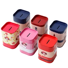

Star Packaging Small Size Slide Candy Food Package Square Metal Tin Box