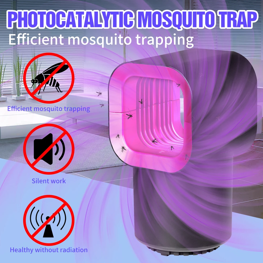 

Smart Timer Night Light LED Electric Mosquito Killer UV Lamp USB Pest Insect Trap LED Bug Zapper 15W Anti Mosquito for Bedroom