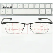 Анти синие прогрессивные многофокальные очки для пресбиопии унисекс 360 градусов кольцо фокус очки для чтения+ 1,00+ 1,50+ 2,00+ 2,00+ 2,50+ 3,00