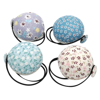 

4 Pcs Spherical Needle Pin Cushion and Elastic Wristband DIY Hand Tools for Cross Stitch Sewing Household Sewing Kit