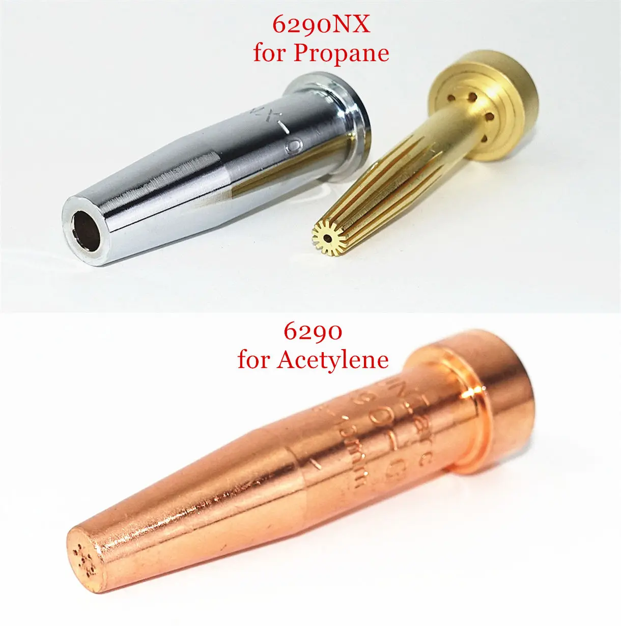 

6290 6290NX Cutting Nozzle USA Style Oxygen Acetylene Propane Nature Gas Cutting Torch Tip