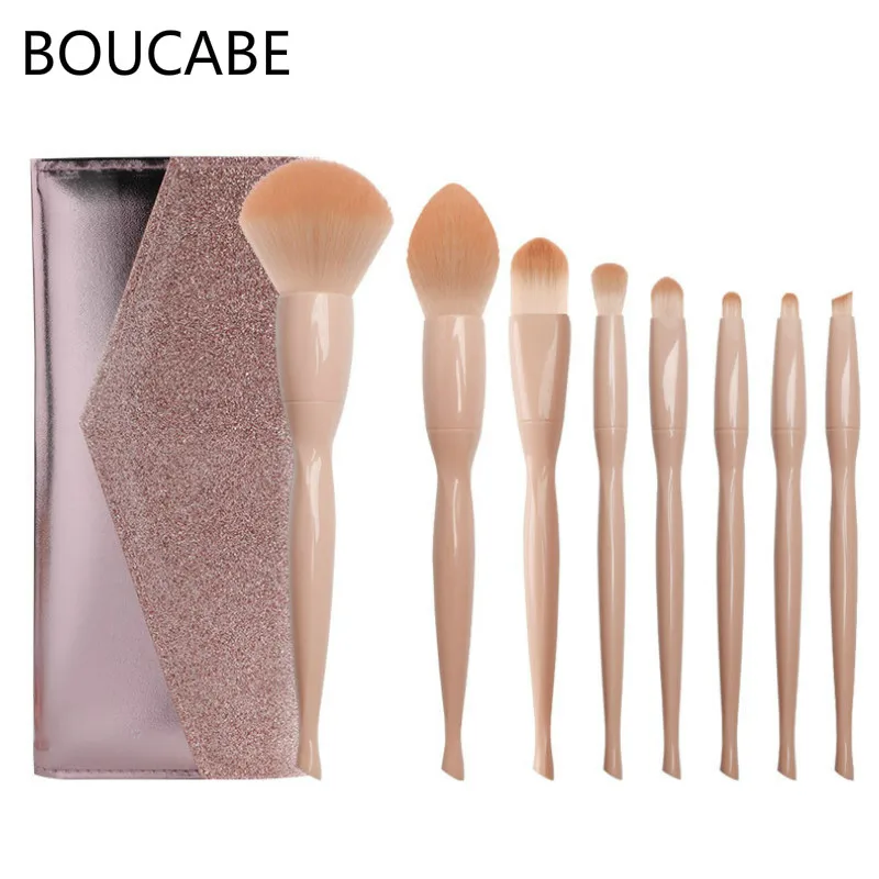 

Professional Make Up Brushes High Quality 8pcs Makeup Brush Foundation Powder Blush Highlighter Eyeshadow Cosmetics Brushes Set