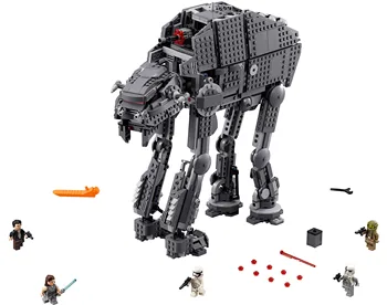 

05130 10908 Star Wars Series First Order Heavy Assault Walker Building Block Bricks Compatible 75189 Starwars Toys