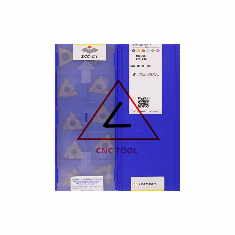 

QC22R350-R03 YBG205 10pcs Original CHINA ZCCCT Cutting Tool