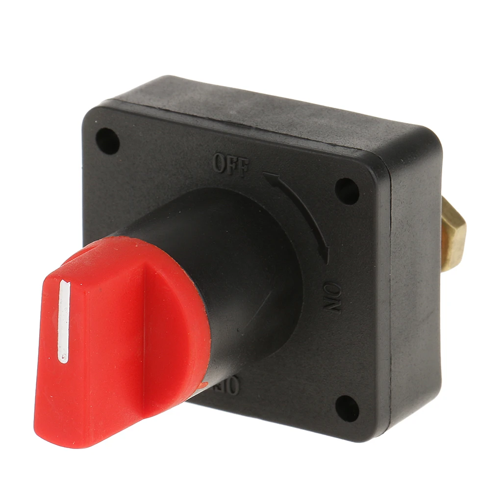 100A Red and Black Battery Master Disconnect Rotary Cut/Off Isolator Kill Switch