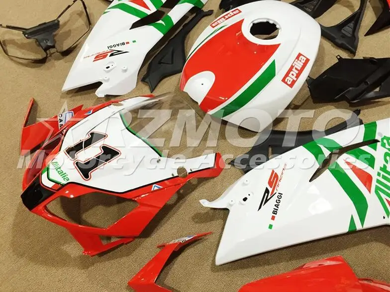 4 подарки ABS впрыск набор для ухода за кожей пригодный Aprilia RS125 06 07 08 09 10 11 RS4 РСВ 125 2006 2011 Обтекатели на заказ 11