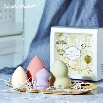 

ColorfulMarket Makeup Sponge Professional Cosmetic Puff For Foundation Concealer Cream Make Up Soft Water Sponge Puff Wholesale