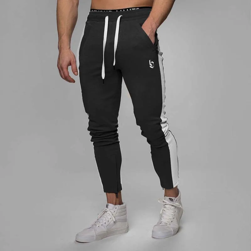 

Men's Spring Autumn New Leisure Sports Running Muscle Fitness Trousers Men's Self-cultivation All-match Straight Training Pants
