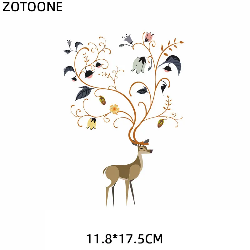 Наклейки на одежду с изображением жирафа енота, железные нашивки, сделай сам, нашивка с теплопередачей для одежды, футболка для мальчиков и девочек, украшение с аппликацией - Цвет: ZT0627