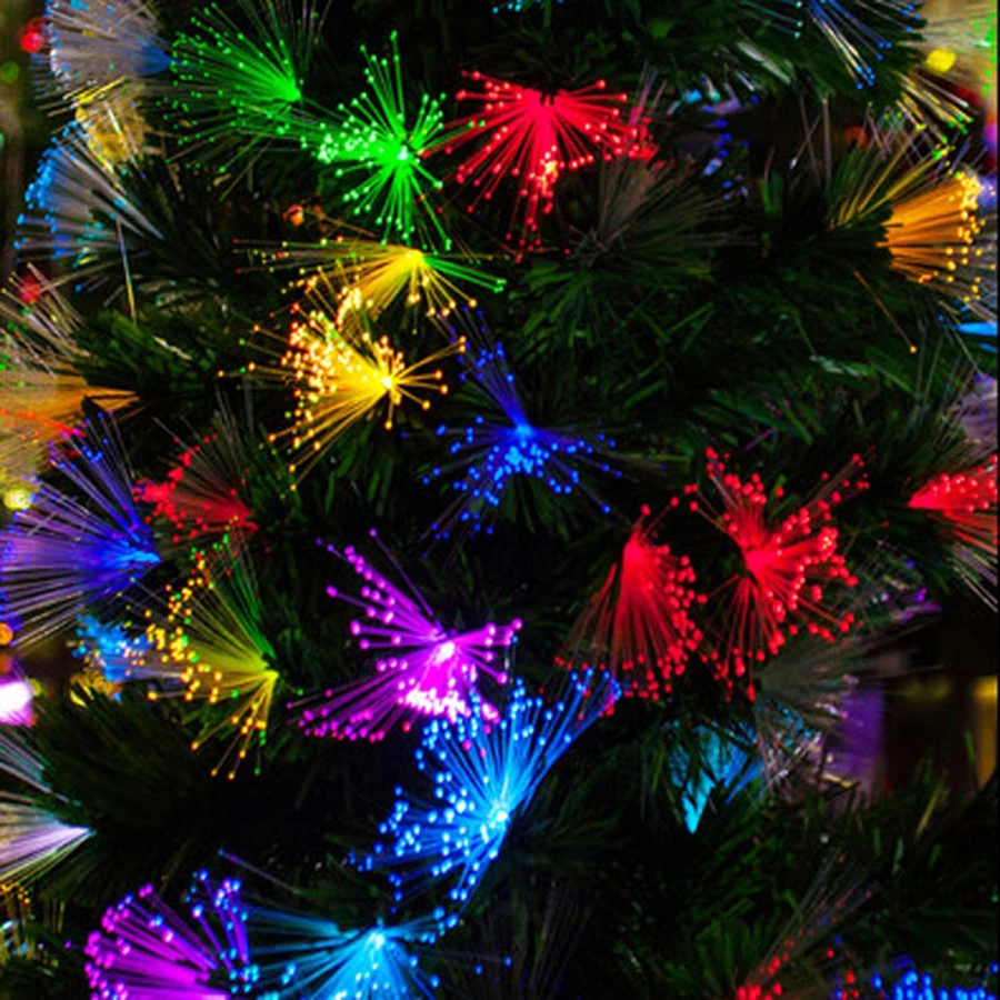 

10M 100 Christmas Led String light Decoration Dandelion Optic Fiber Fairy String Lamp Romantic Atmosphere Party Wedding Festival