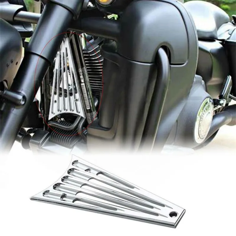 Хромированная рама для мотоцикла CNC крышка гриля подходит Harley Touring Street Road Glide 2014