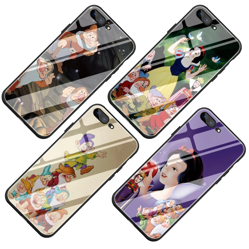 Чехол для телефона EWAU Seven Dwarfs из закаленного стекла для iPhone 5 5S SE 6 6s 7 8 Plus X XR XS 11 pro Max