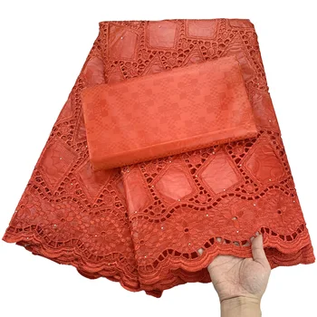 

2.5+2.5 yards Newest African bazin riche fabric with brode Red High quality fashion embroidery bazin punch lace fabric