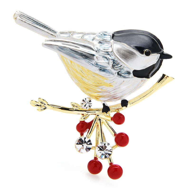 Colorful Bird Enamel Brooch 3