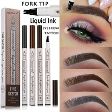 ibcccndc 3 Colors Microblading Eyebrow Tattoo Pen Fine Sketch Liquid Eyebrow Pen Waterproof Tattoo Durable Eye Brow Pencil Set ibcccndc 3 Colors Microblading Eyebrow Tattoo Pen Fine Sketch Liquid Eyebrow Pen Waterproof Tattoo Durable Eye Brow Pencil Set