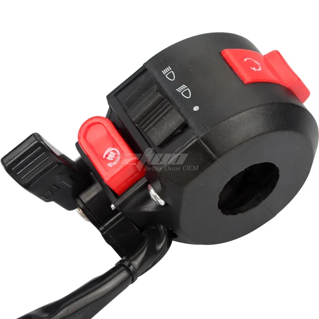 Interruttore Manubrio Per ATV Quad 125cc - Pulsante 3 Funzioni, Con Leva Emergenza - Foto 13