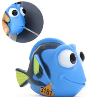 Cute Vinyl Clownfish Shark Devil Fish Nemo Dory Float Spraying Water Squeeze Sea Animals For Baby Kids Bathing Toys 1