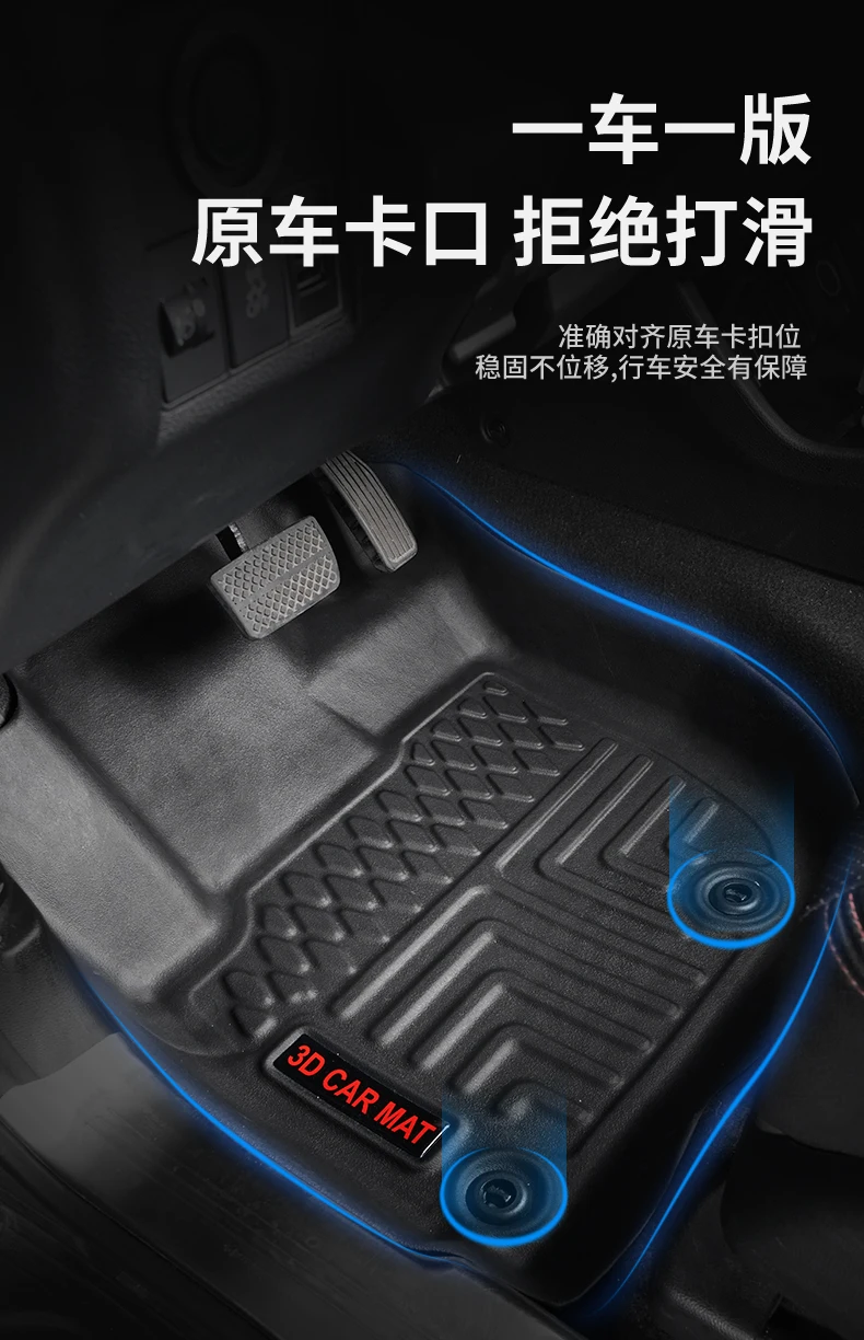 Для HONDA Civic, Accord, сrv HRV XRV VEZEL Fit/Jazz INSPIRE Avancier URV резиновый автомобильный коврик для ног левый для вождения tpo/tpe материал