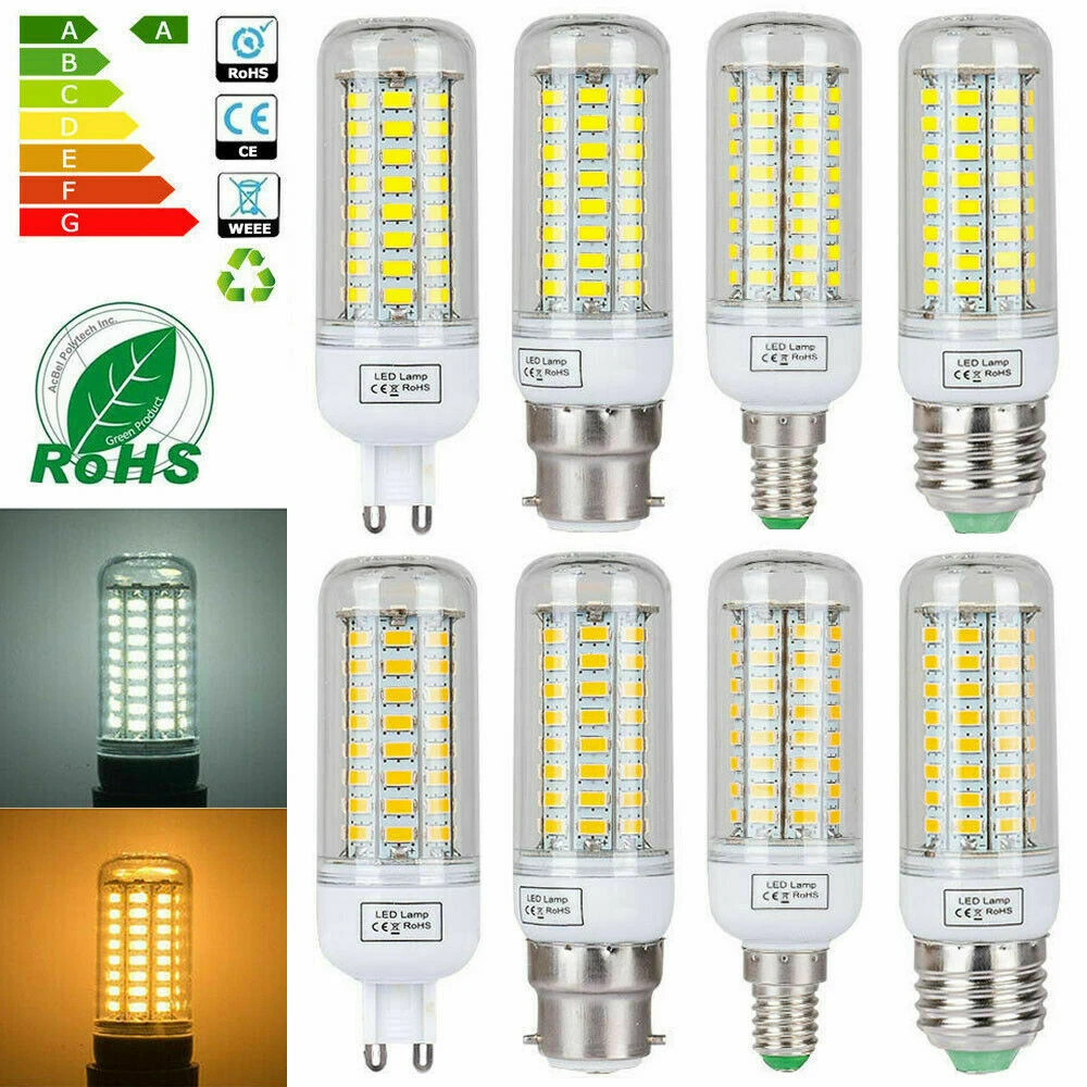 E27 E14 E12 B22 G9 GU10 LED Corn Light 5730 SMD Bulb Energy Saving Lighting Bulb E27 E14 E12 B22 G9 GU10 LED Corn Light 5730 SMD Bulb Energy Saving Lighting Bulb