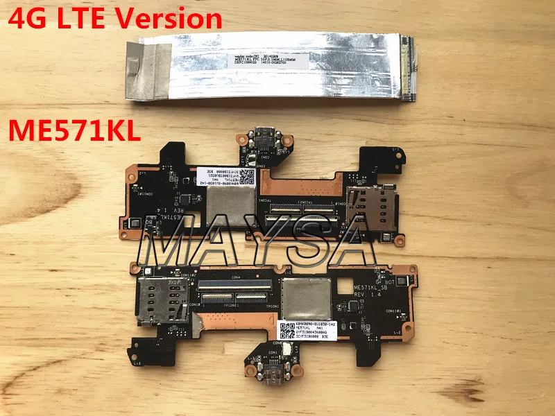 US $21.00 ME571KLSB REV 14 FOR ASUS FOR Google Nexus 7 2nd Gen 2013 3G 4G LTE ME571KL Micro USB Charging Board Test Good