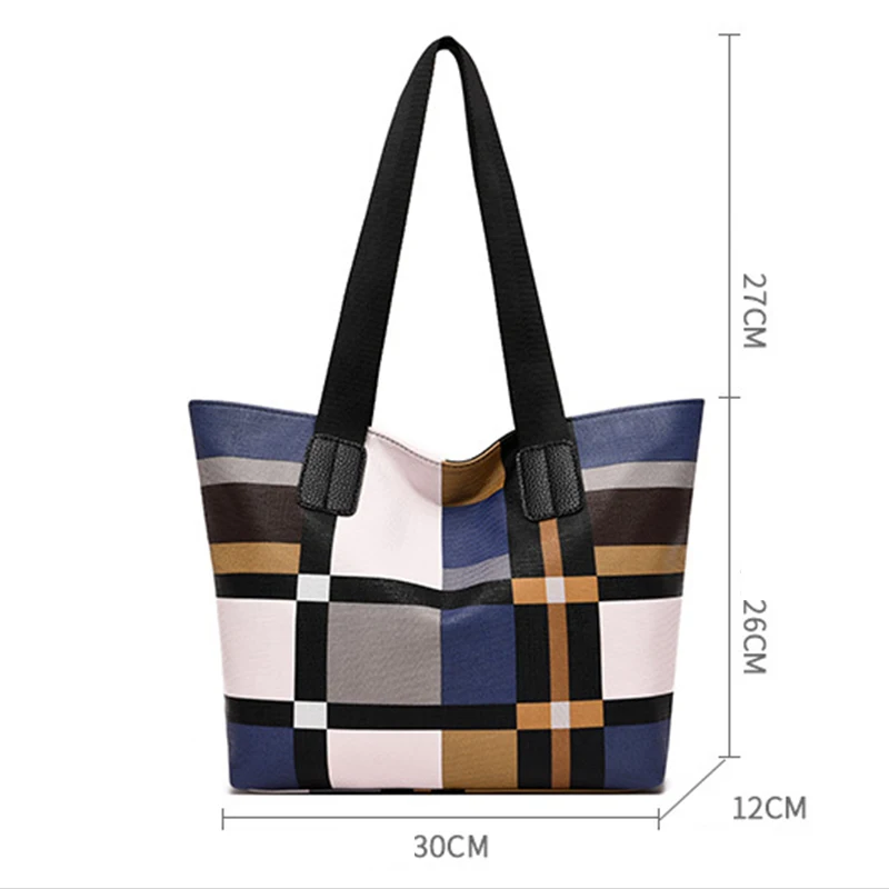 Sexy Dance Checkered Crossbody Bags,Checkered Tote Shoulder Bag,PU