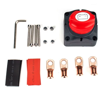 

Battery Isolator Switch On Off Power Cut Master Switch Power Kill Disconnect Kit for Car Boat Marine RV Yacht Truck