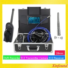 512hz sonda transmissor tubo localizador plumb câmera com 512hz localizador receptor endoscópio endoscópio câmera de vídeo com 7
