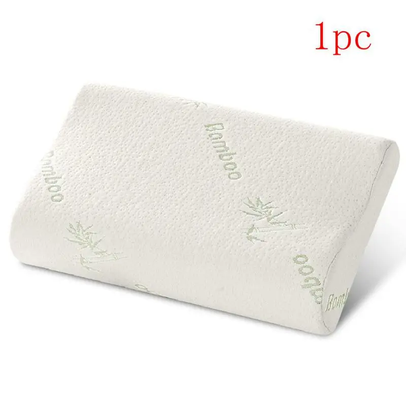 white4 1/2 шт. из пены с эффектом памяти подушка Ортопедическая Массажер-стимулятор сна подушка подголовник подушки для сна волокно медленный отскок шейки матки - Цвет: white4