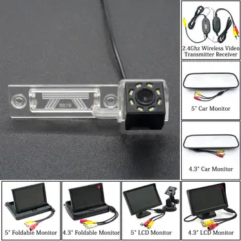 

For Volkswagen VW T5 Transporter/Caravelle/Multivan 2003~2015 8LED Car Rear View Camera 4.3" 5" Parking Monitor Reverse Wireless