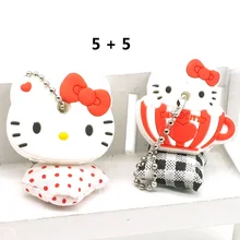 10 шт./партия защитный чехол для ключа управления Пылезащитный Чехол держатель мультфильм силиконовый Органайзер кошка аксессуары для дома поставки